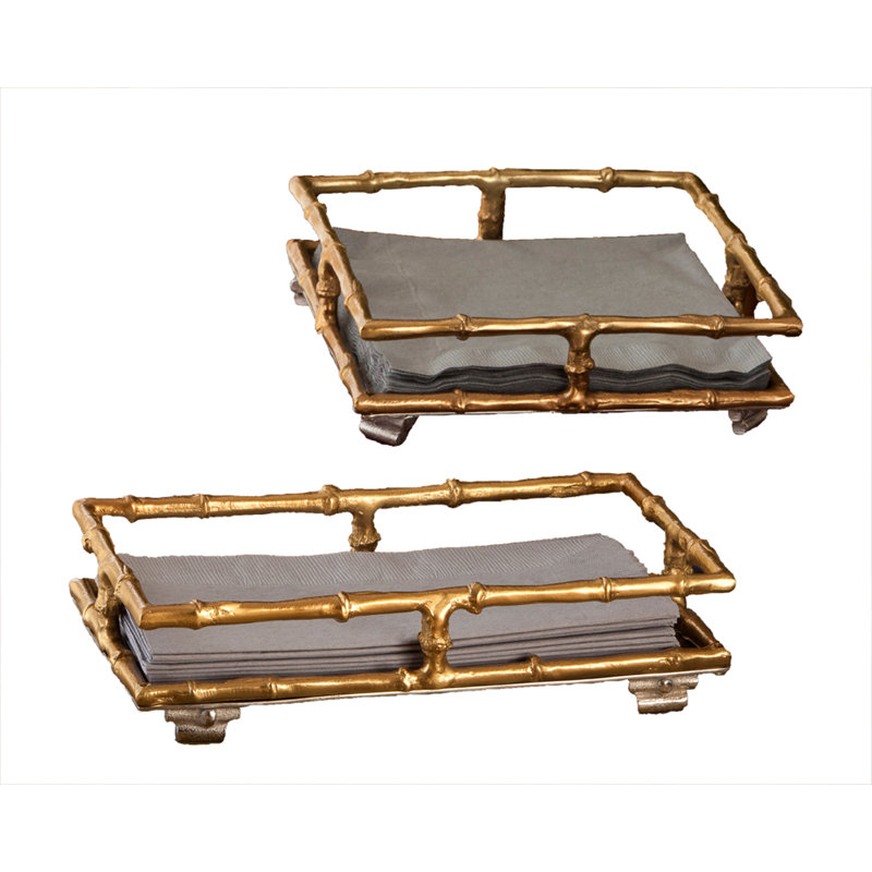 Bayou Breeze Bamboo Guest Flat Napkin Holder Wayfair